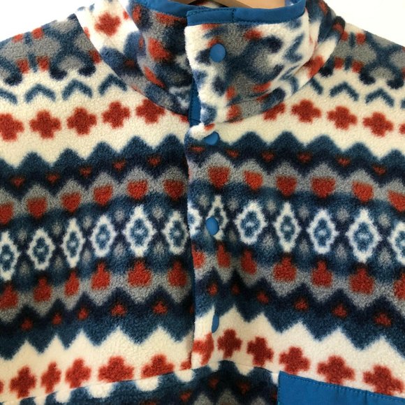 Patagonia Synchilla Snap T Fleece Pullover Cliff Underwater Blue Men's Size M - Picture 5 of 12